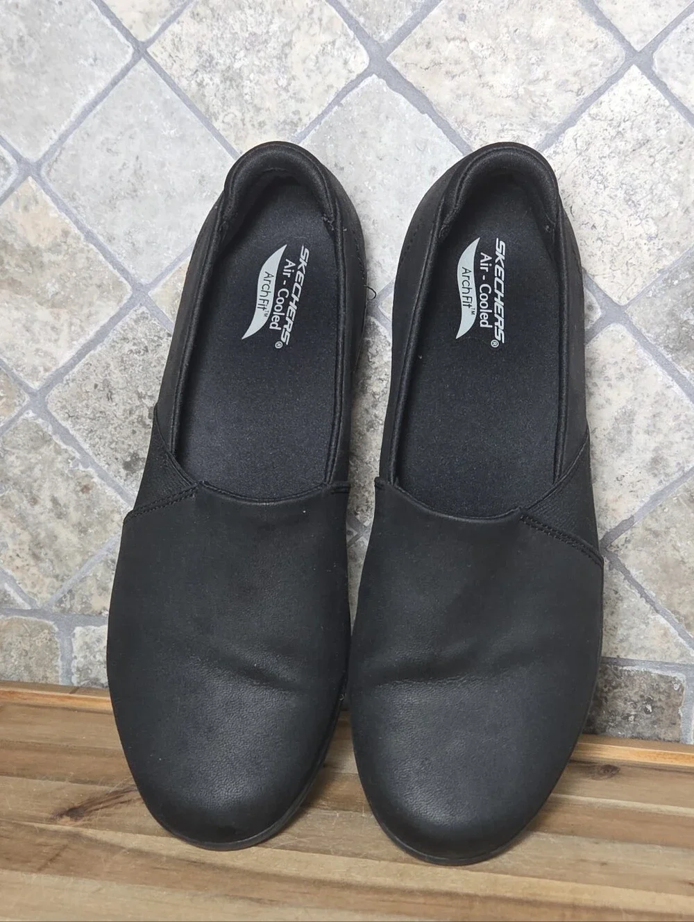 Skechers Arch Fit Uplift Splendid Loafer Slip On Flat Walking Shoes Sz. 10 M